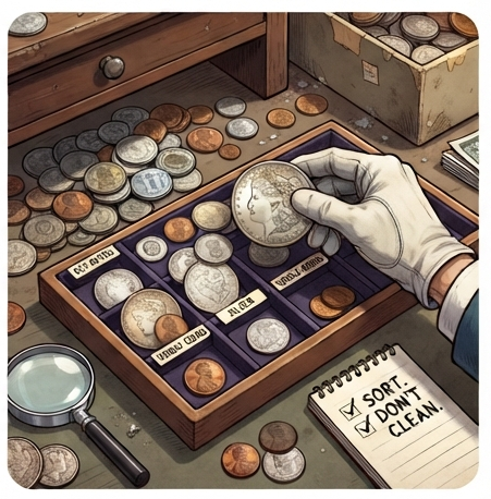 Inherited a coin collection? Sort That Stack