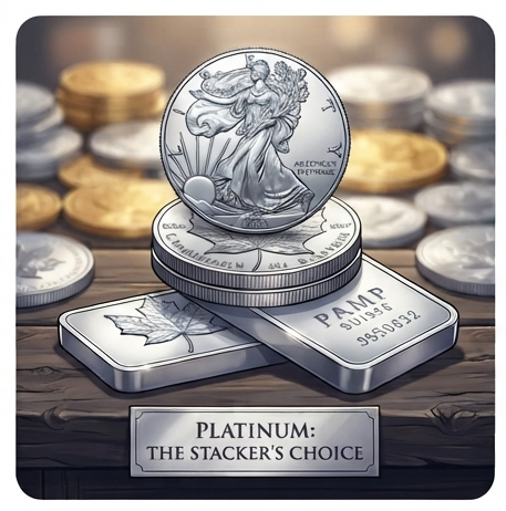 Best Physical Platinum Coins & Bars for Stackers