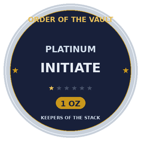 Platinum Initiate seal